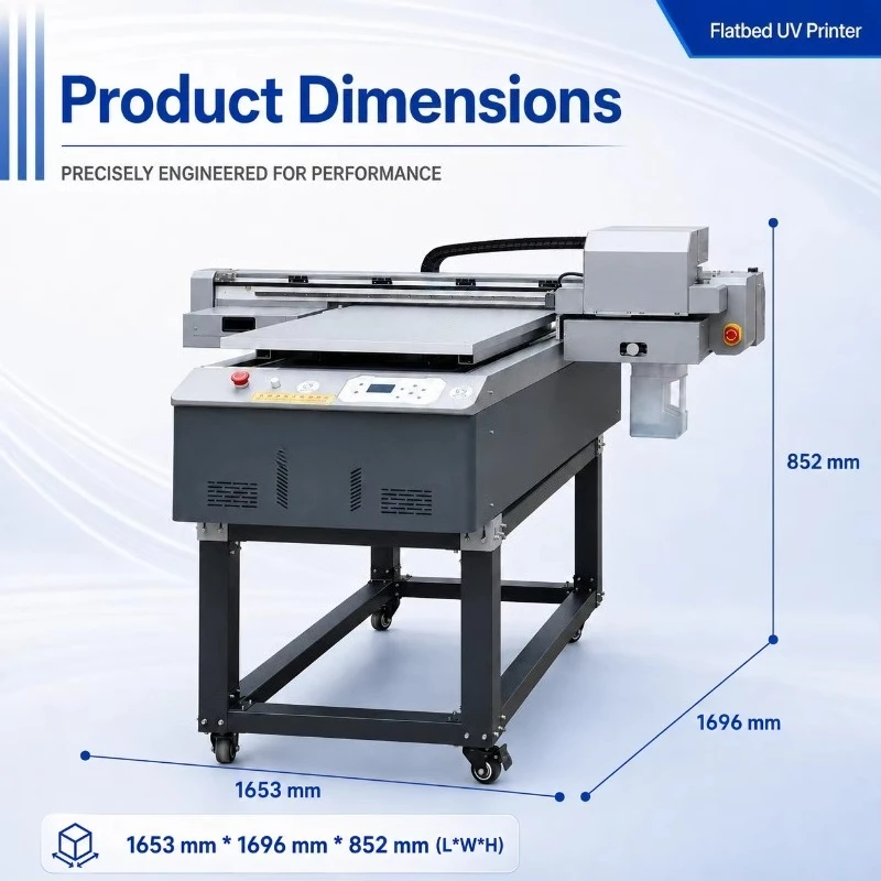 6090mm UV Flatbed Machine Water Cooling LED Curing CMYK White Varnish Leather Printer Signage Gifts Ceramic Wood XP600