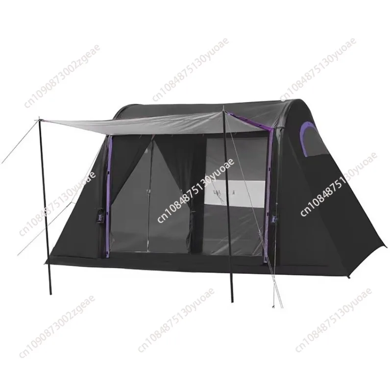 

Camping Inflatable Tent 4-6 Popularity Pole Beam One Bedroom Living Room Cabin Waterproof Camp
