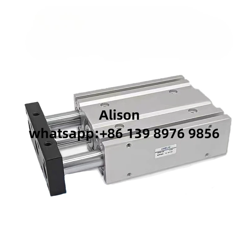 CHELIC Three axis guide rod cylinder TU2 TB2 12X10/20/25/30/40/50/75/100/125/150/175/200S