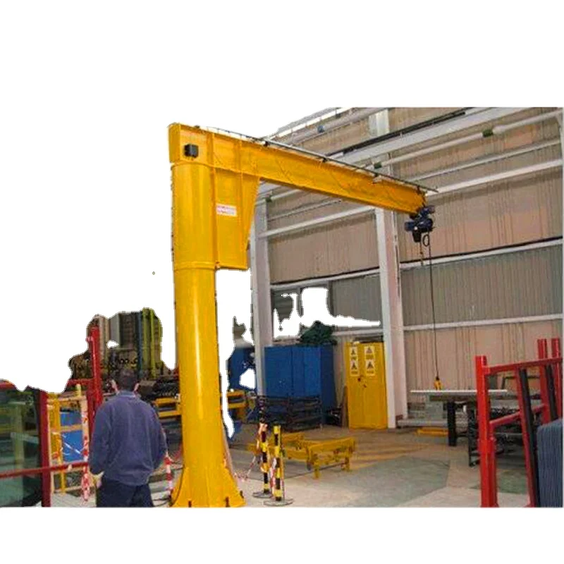 Column Floor Mounted Cantilever Jib Crane 1Ton 2Ton 3Ton 5Ton 10Ton Industrial Heavy Duty Material Lifting Equipment