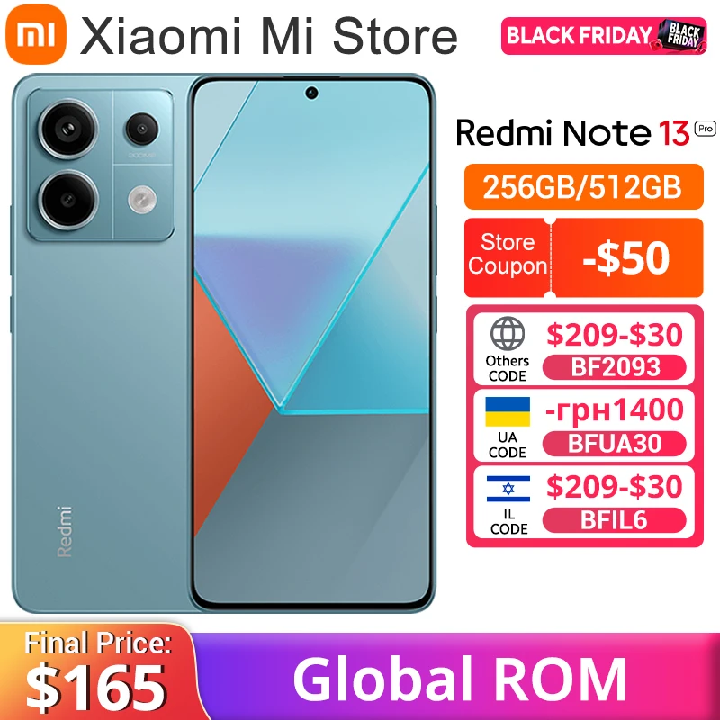 yZ[zXiaomi-Redmi Note 13 ProX}[gtH,O[oROM,snapdragon 7s gen 2, 120hz,5100mah,67w}[dgѓdb,8gb,256 gb