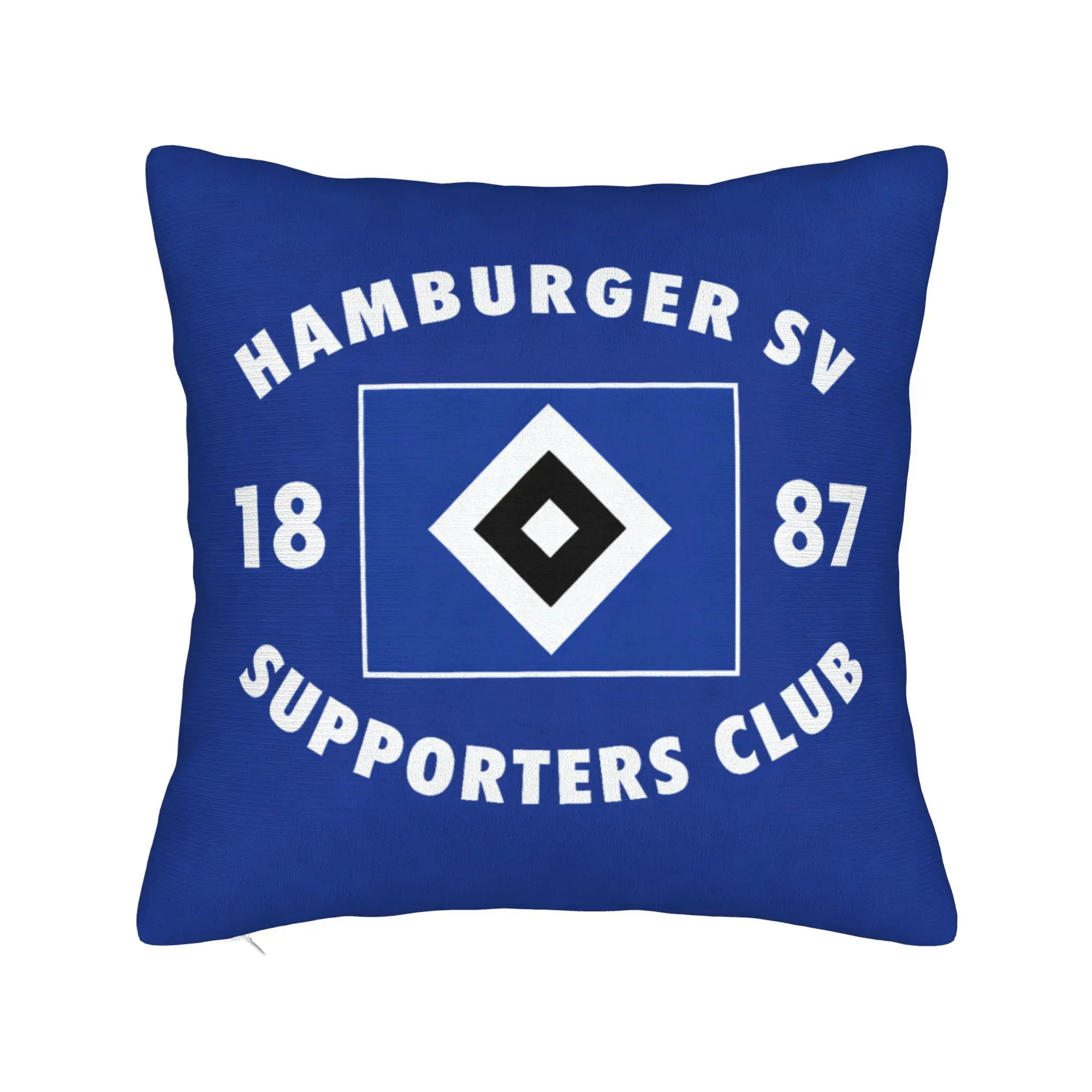 1887 HSV German Soccer Club Square Pillow Case Hamburgers SV Bundesligas Cushion Covers Custom Decor Pillowcase for Seat 45x45cm
