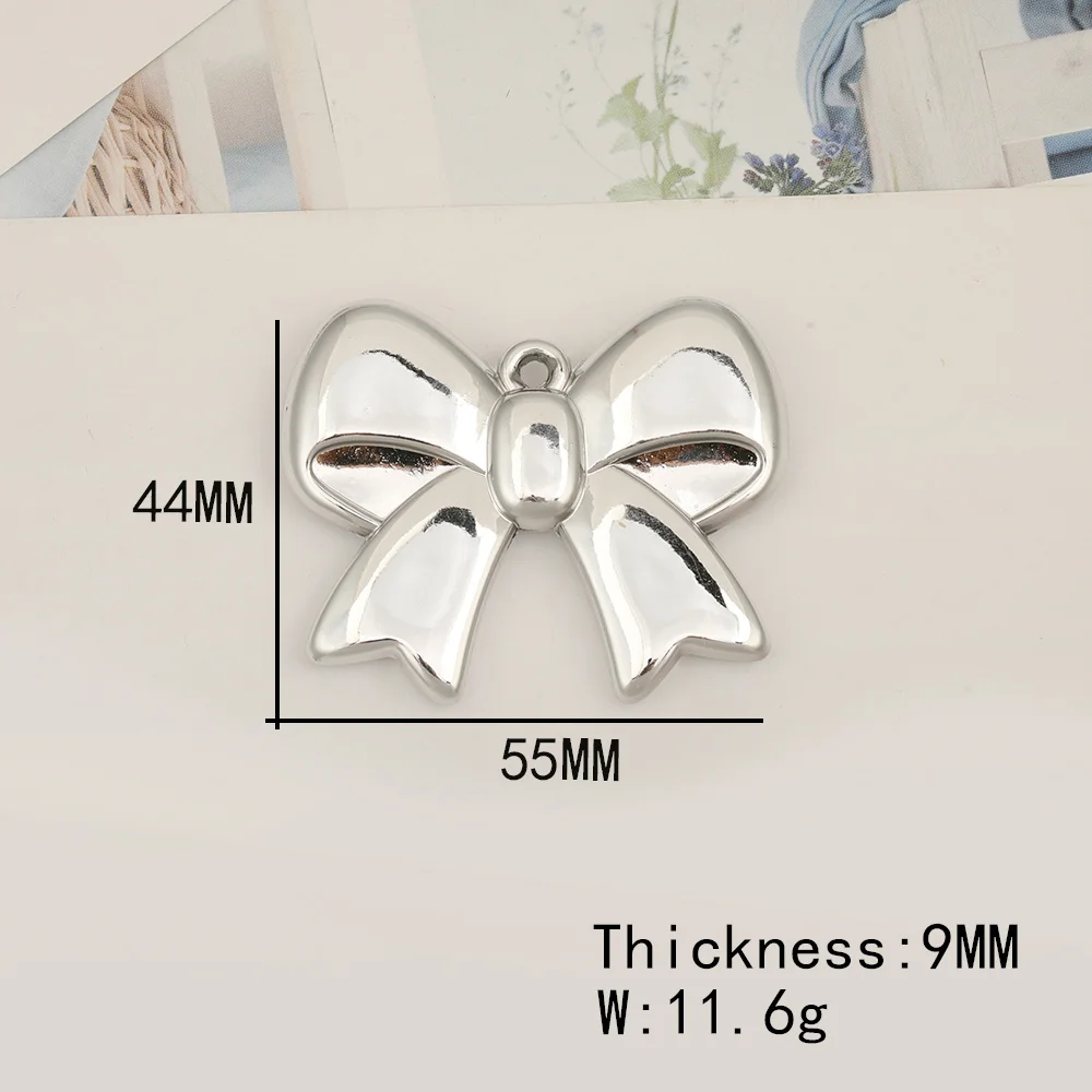 تصميم ودي-سحر أكريليك على شكل عقدة فيونكة ، دلاية تصنعها بنفسك ، إكسسوارات مجوهرات ، مصنوعة يدويًا ، الأشعة فوق البنفسجية ، تأثير CCB ، 44x55 ، 50 #! #3