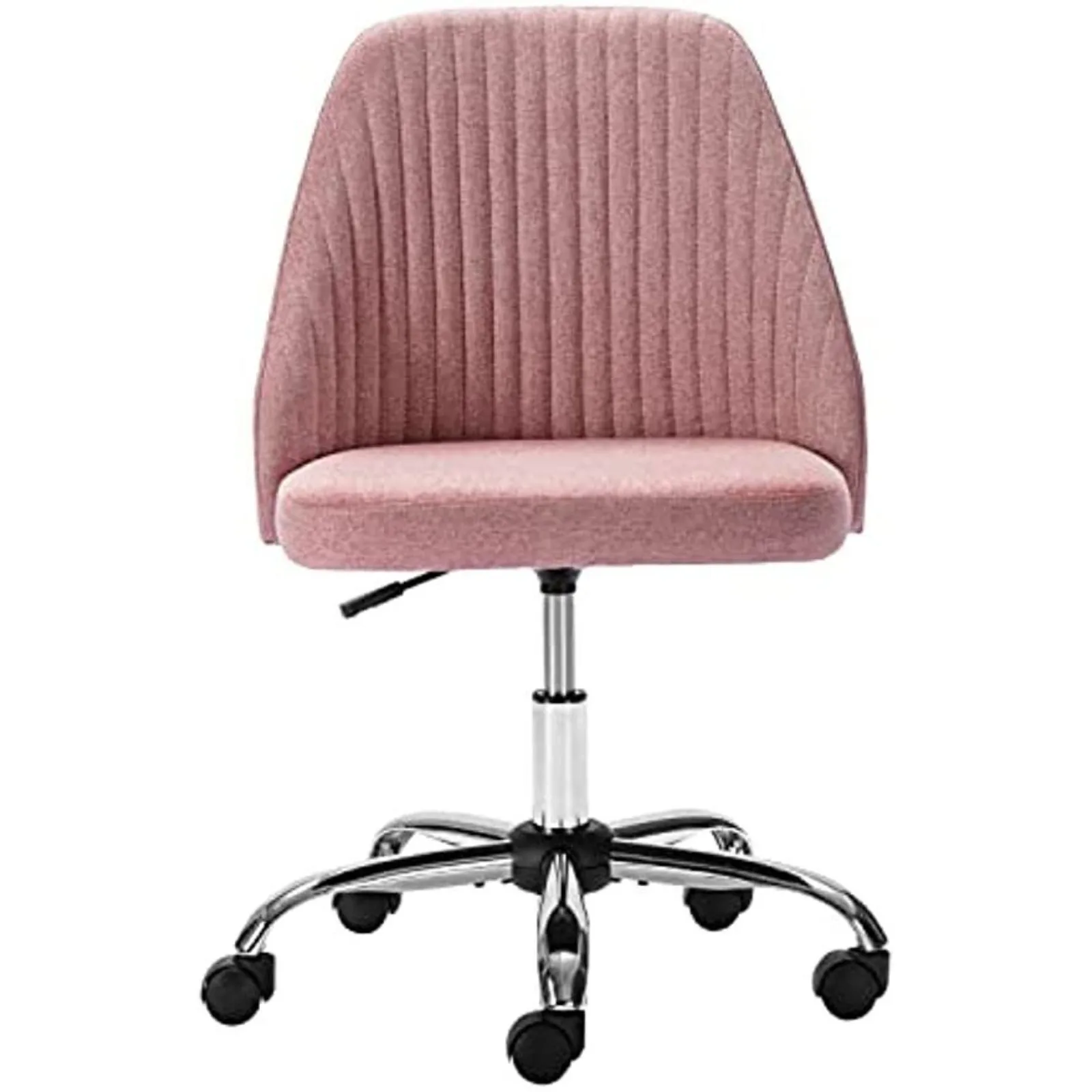 

US Home Office Desk Chair Vanity Chair Swivel Task Fabric Adjustable Rolling Chair