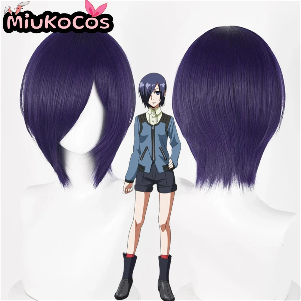 

В НАЛИЧИИ Touka Kirishima Косплей Парик MiukoCosplay Аниме Токийский Гуль Косплей