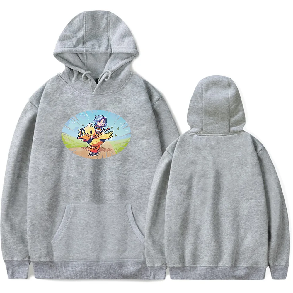 Meta Runner Wild Tari Duckie Hoodie 2026 Merch Kawaii Duck Print Pullover for Men and Women view 3