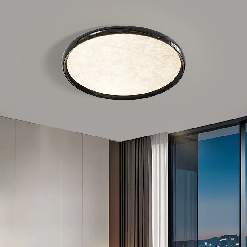 2025 New Modern LED Ceiling Lamp For Living Room Restaurant Round Lighting Fixture Bedroom Study Home Decor Firework Panel Lamp