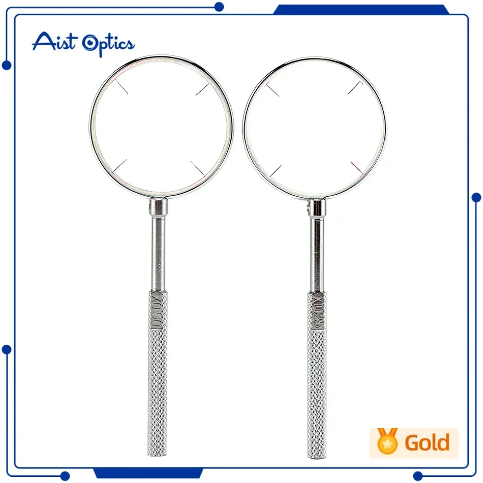 Optical Cross Cylinder Lens Tool -0.25 -0.50 Optical Instruments Ophthalmic Lens Diopters Optometry Accessories