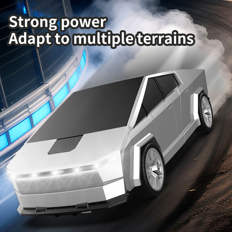 سيارة سباق عن بعد قابلة للتحويل بنقرة واحدة 2.4G، 6 قنوات، نموذج سيارة سباق للأولاد، سيارة لعبة، مع 360 ° أضواء دوارة #6