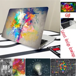 Elegant Graffiti Laptop Case For Macbook Air 13 15.3 2023 M1 M2 Pro 13 14 16 inchA2681A2179A2337A2338A2289 Touch bar/ID cover