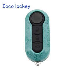 Coque de clé à distance Cocolockey pour Fiat, conception populaire, boîtier ABS, 3 boutons, 500, KrasnoPunto, Bravo, Stilo, Ducato, accessoires de voiture