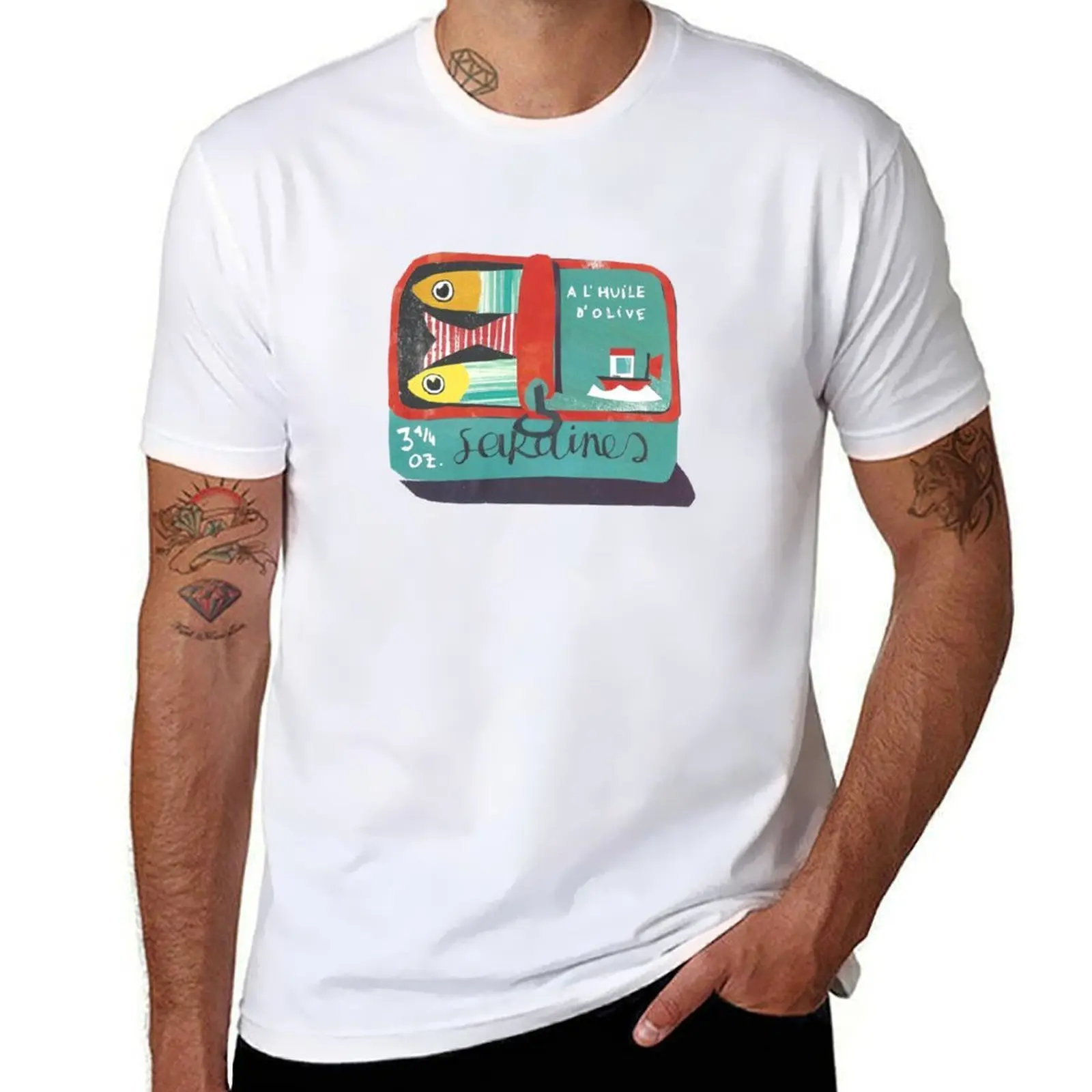 

Sardines's Tin T-Shirt man t shirts for men t shirt personalised T-Shirt