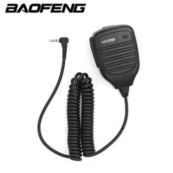 Baofeng-ポータブルマイク,スピーカー,ラジオ,マイク,ptt,UV-3R mmオーディオジャック,トランシーバー,アクセサリー3.5