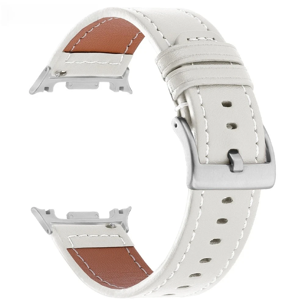 Soft No Gaps Leather Band For Samsung Watch 8 Classic 46mm Wrist Strap Galaxy Watch8 44mm 40mm Accessories