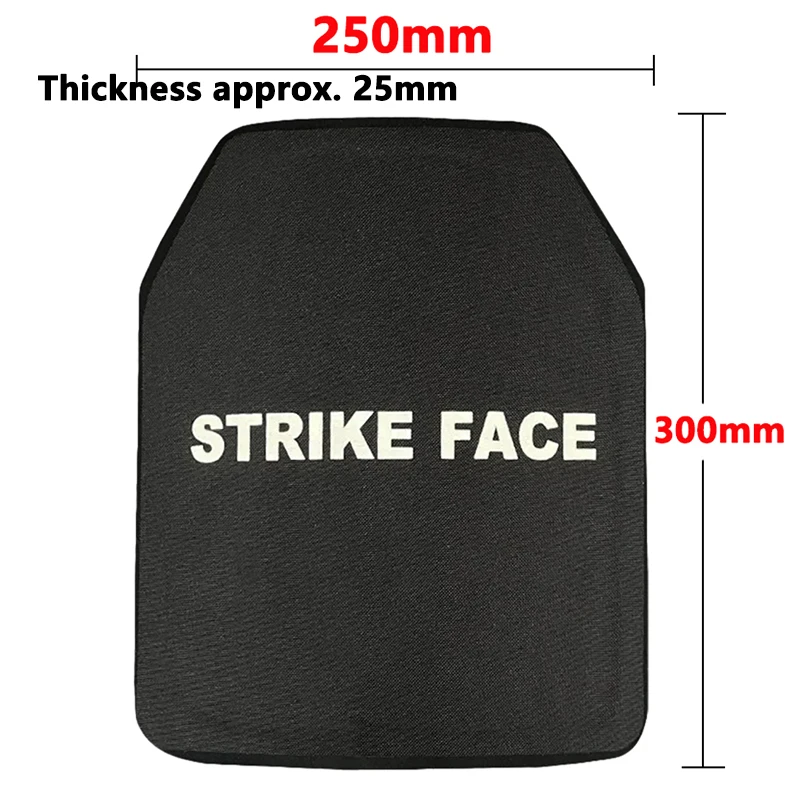 NIJ Class IIII Pure PE Bulletproof Plate 25X30CM  Ballistic Plate Tactical Insertion Plate Backpack Deck Body Armor