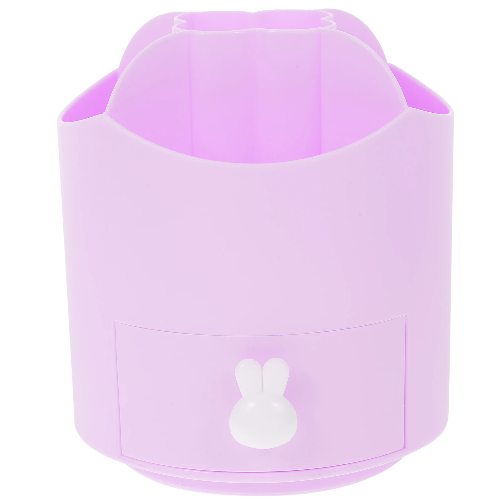 

360 Degree Rotating Pen Holder Multi Compartment Desktop Organizer Storage Brush Holder For Office Stationery