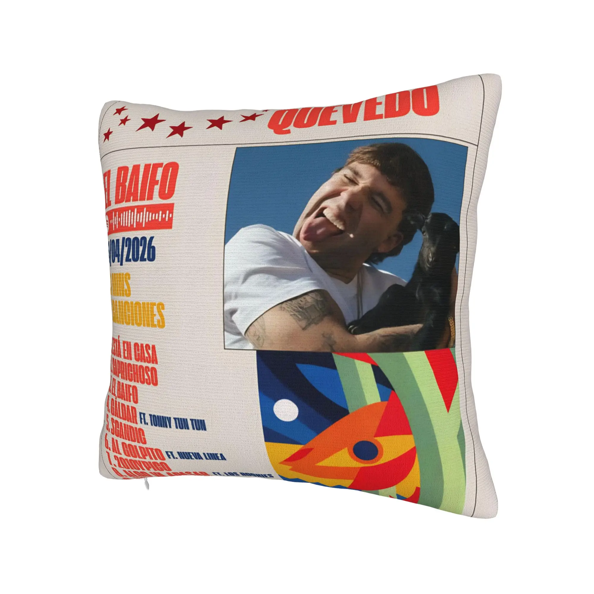 Decorative Pillowcase QUEVEDO EL BAIFO 2026 Accessories Car  Throw Pillow Case Cover Square Style Multi Size
