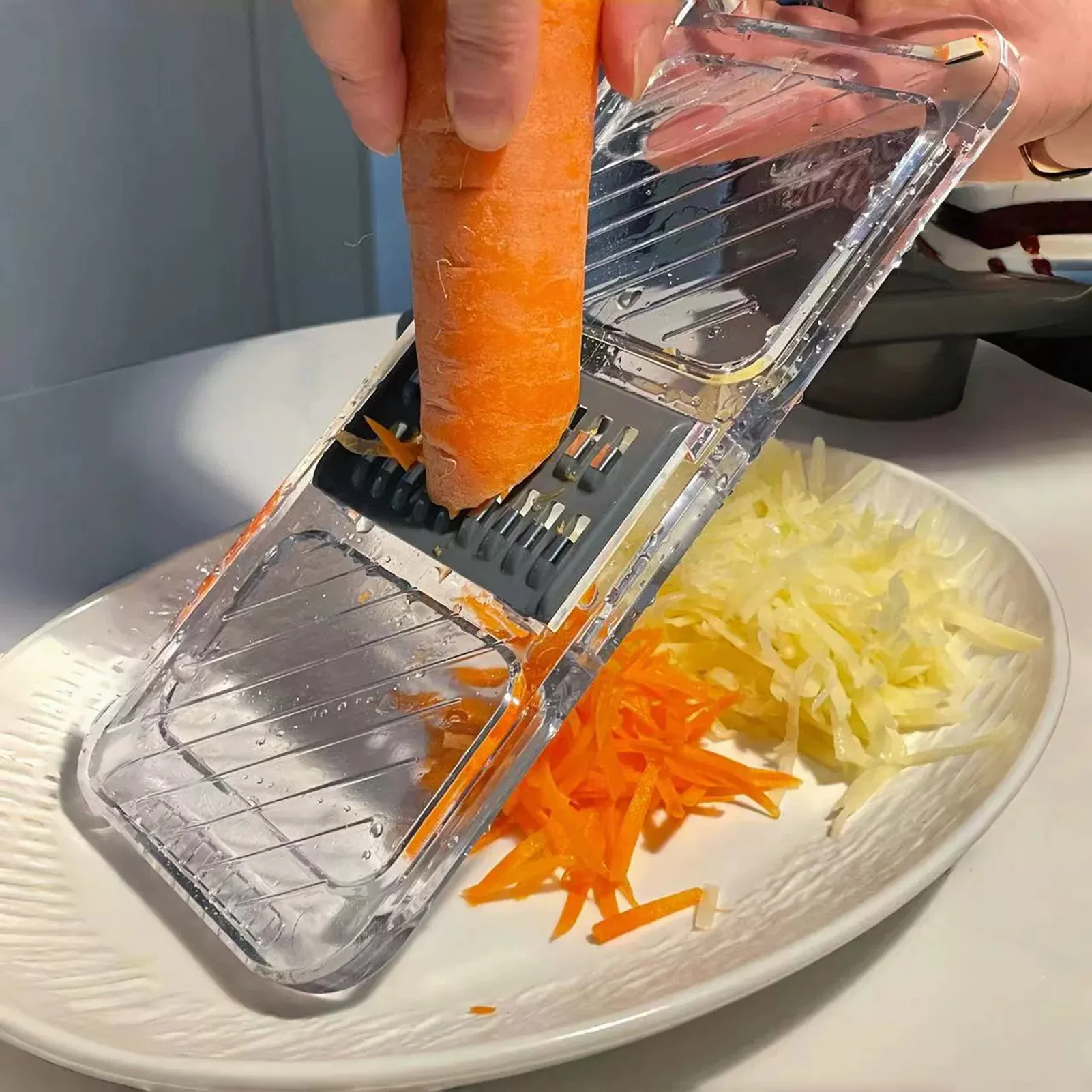 

Kitchen Vegetable Cutting Tools Manual Shredder For Potato Cucumber Carrot Red Cabbage Practical Household Vegetable Slicer