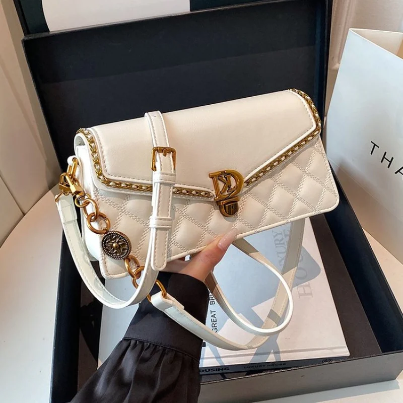 

Elegant Crossbody Handbag Luxury Brand Leather Women's Bag Famous Designer Classic Paris Daily Vintage Commuter Bag​