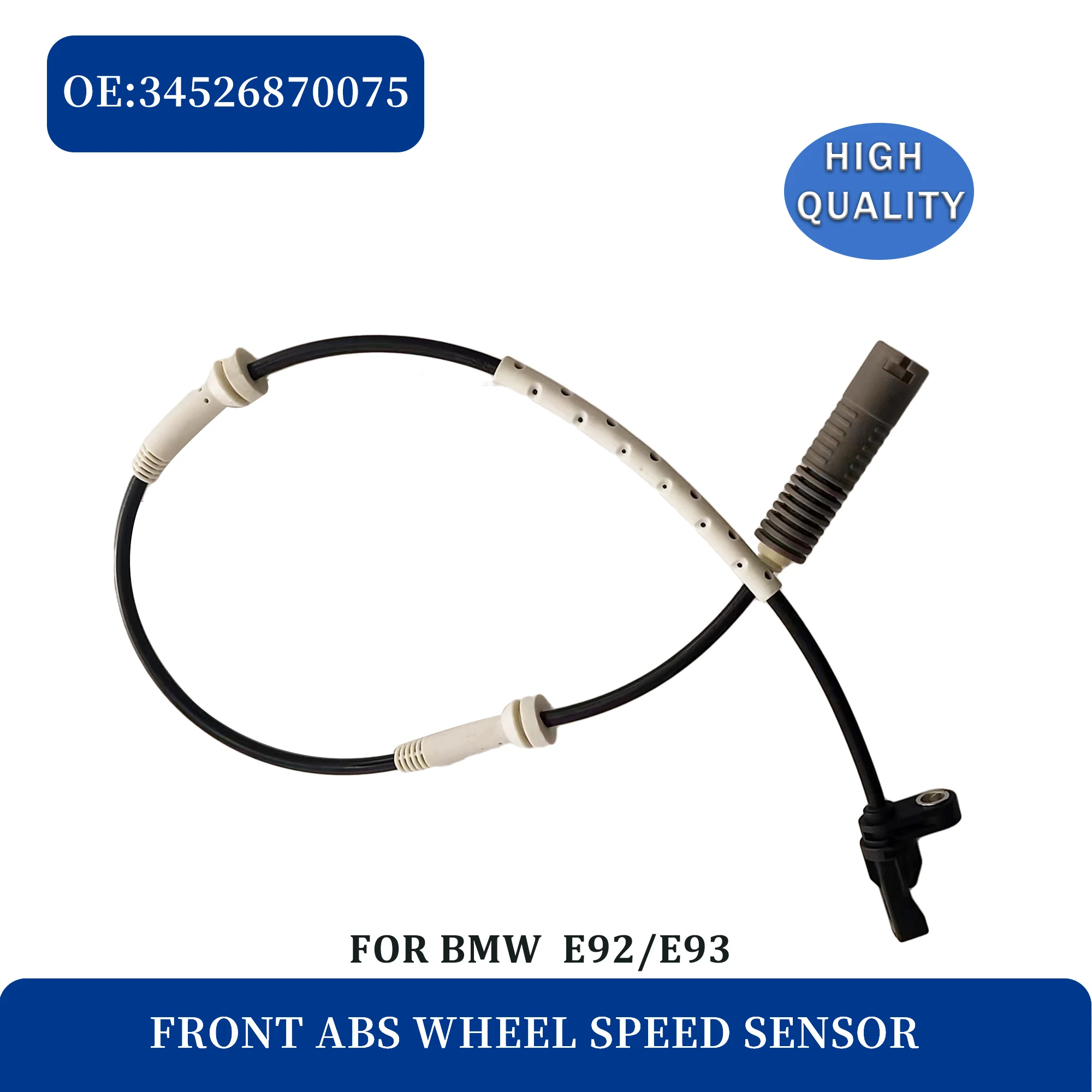 Wholesale Price NEW ABS Wheel Speed Sensor Front  For BMW E92/E93 OE:34526870075