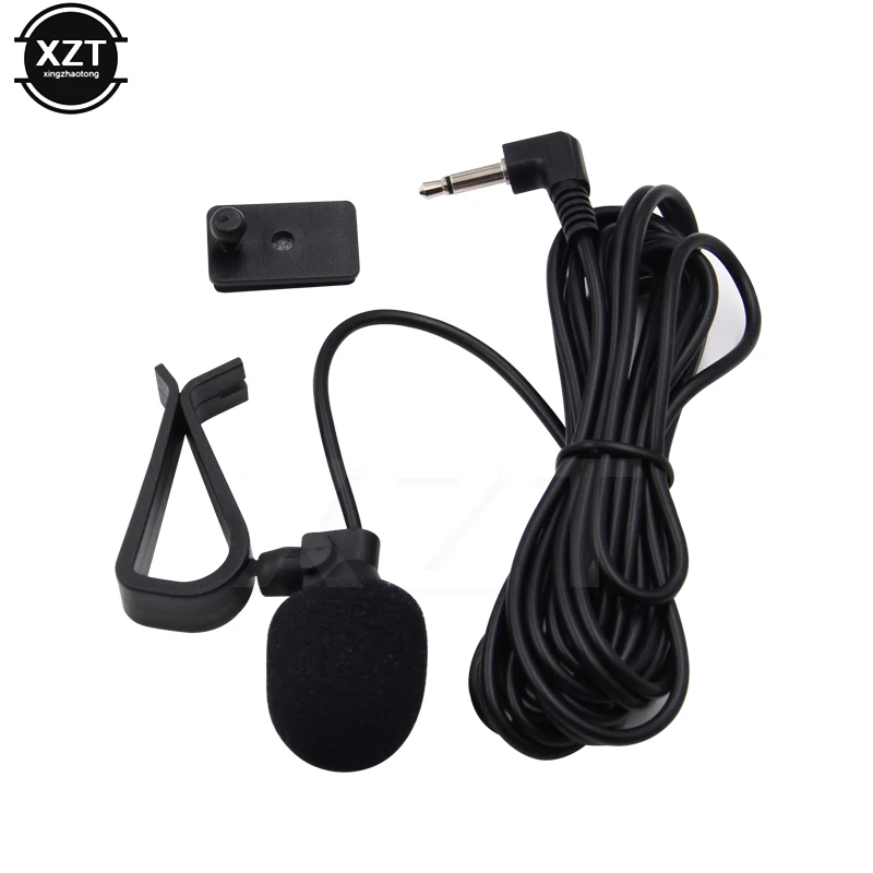 

3M Portable Mono HD Audio Car Microphone 3.5mm Jack Plug Car GPS Navigation Omnidirectional Microphone For Auto DVD Radio