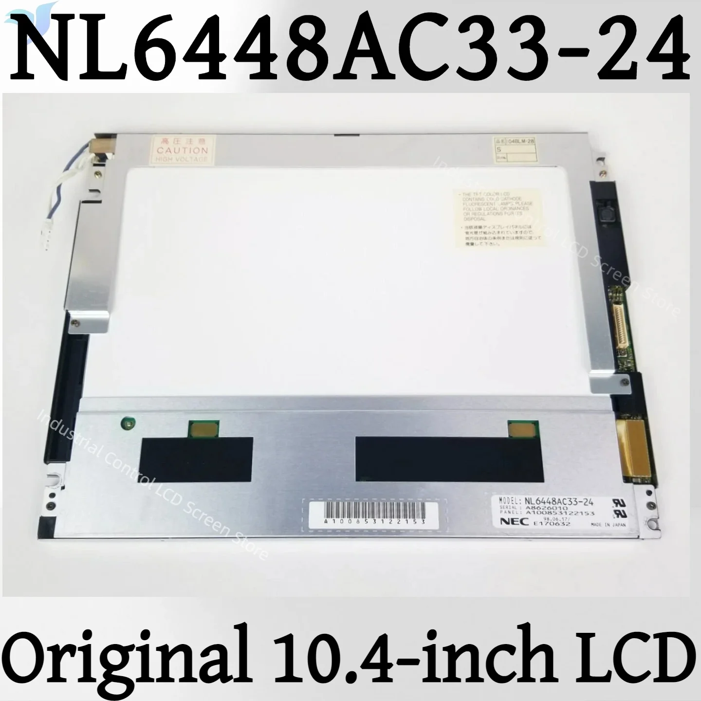 NL6448AC33-24 tela LCD original de 10,4 polegadas