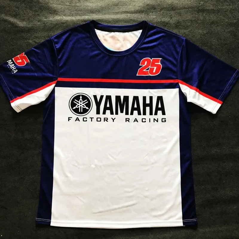 

Летняя горячая новинка: футболка Yamaha с принтом, короткий рукав, унисекс, 2026 год, модная спортивная одежда для мотоциклистов