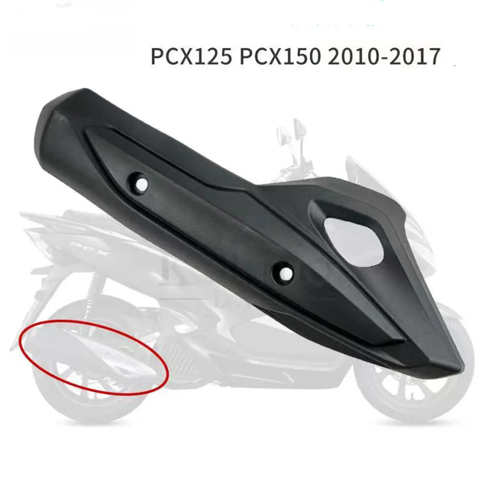 

Motorcycle Protector Heat Shield Guard Exhaust Pipe Cover Cowl For Honda PCX125 PCX150 2010-2017