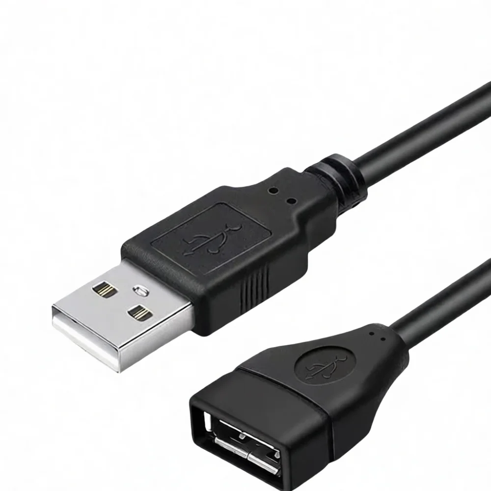 Efficient USB Extension Cable Full Copper Data Transfer Sync Charging Cord For PC Laptop Keyboard Mouse Printer Lead