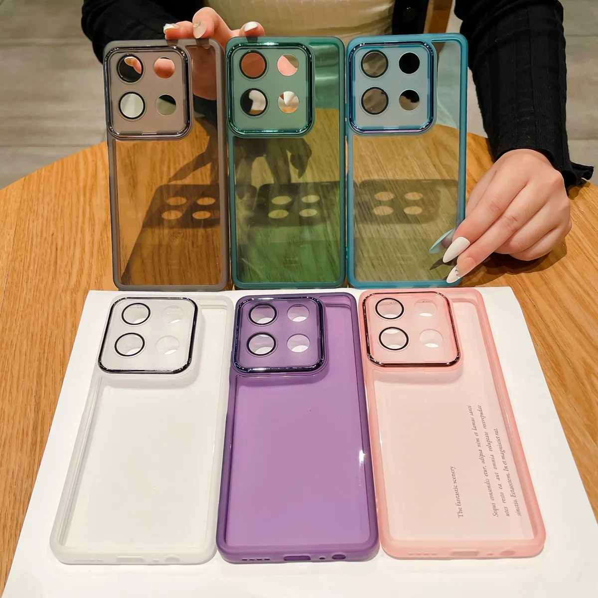 Weiche klare silikon tpu hüllen für xiaomi poco x6 pro x 6 m6pro 5g kamera objektiv schutz folie für redmi note 13 pro plus