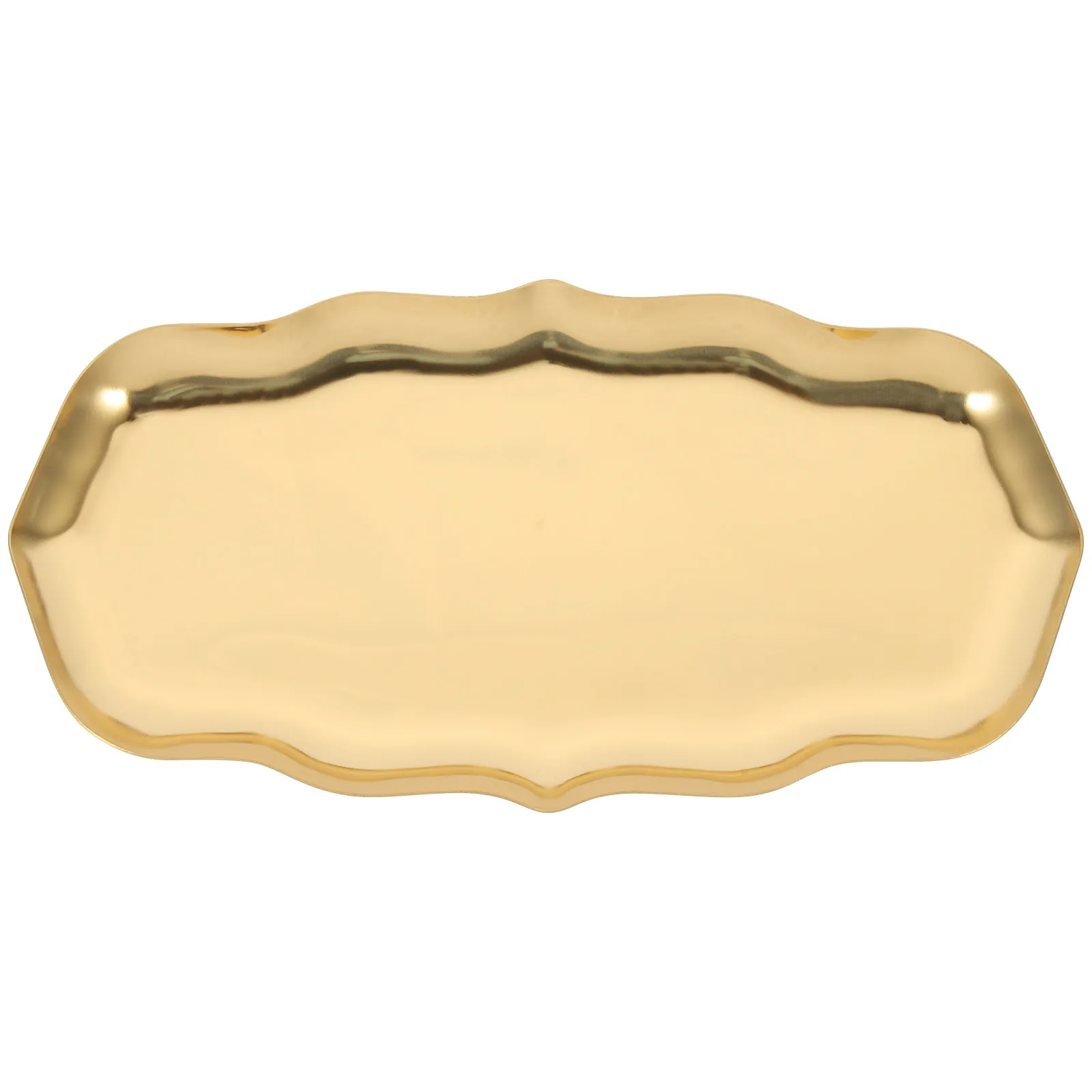 

Jewelry Display Tray Stainless Steel Nordic Style Desktop Jewelry Plate For Ring Earring Necklace Storage Trinket Dish