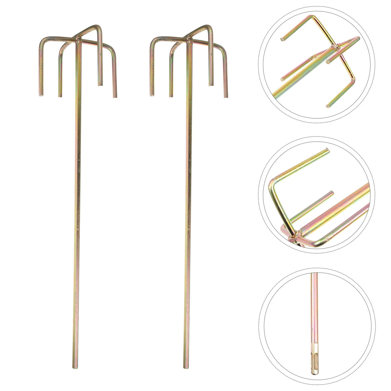 

2 Pcs Stirring Rod Electric Drill Rods Tool Accessories Mixing Oil Paint Cement Epoxy Mixers Sticks Parts