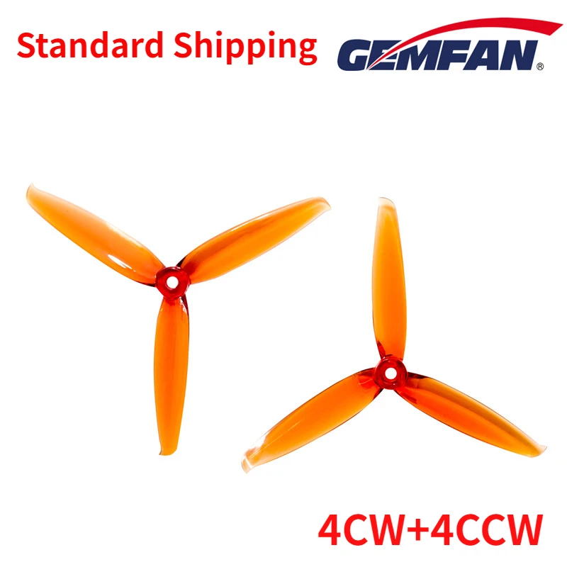 

4Pairs(4CW+4CCW) Gemfan Flash 6042 6X4.2X3 3-Blade PC Propeller for RC FPV Freestyle 6inch Long Range LR6 Drone BOB57 Cinematic