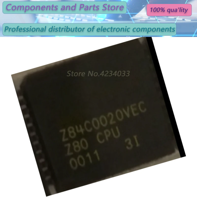 10PCS   Z84C0020VEC  Z84C0020VE  Z84C0020  PLCC- 44  NEW100%   Z84C  0020VEC