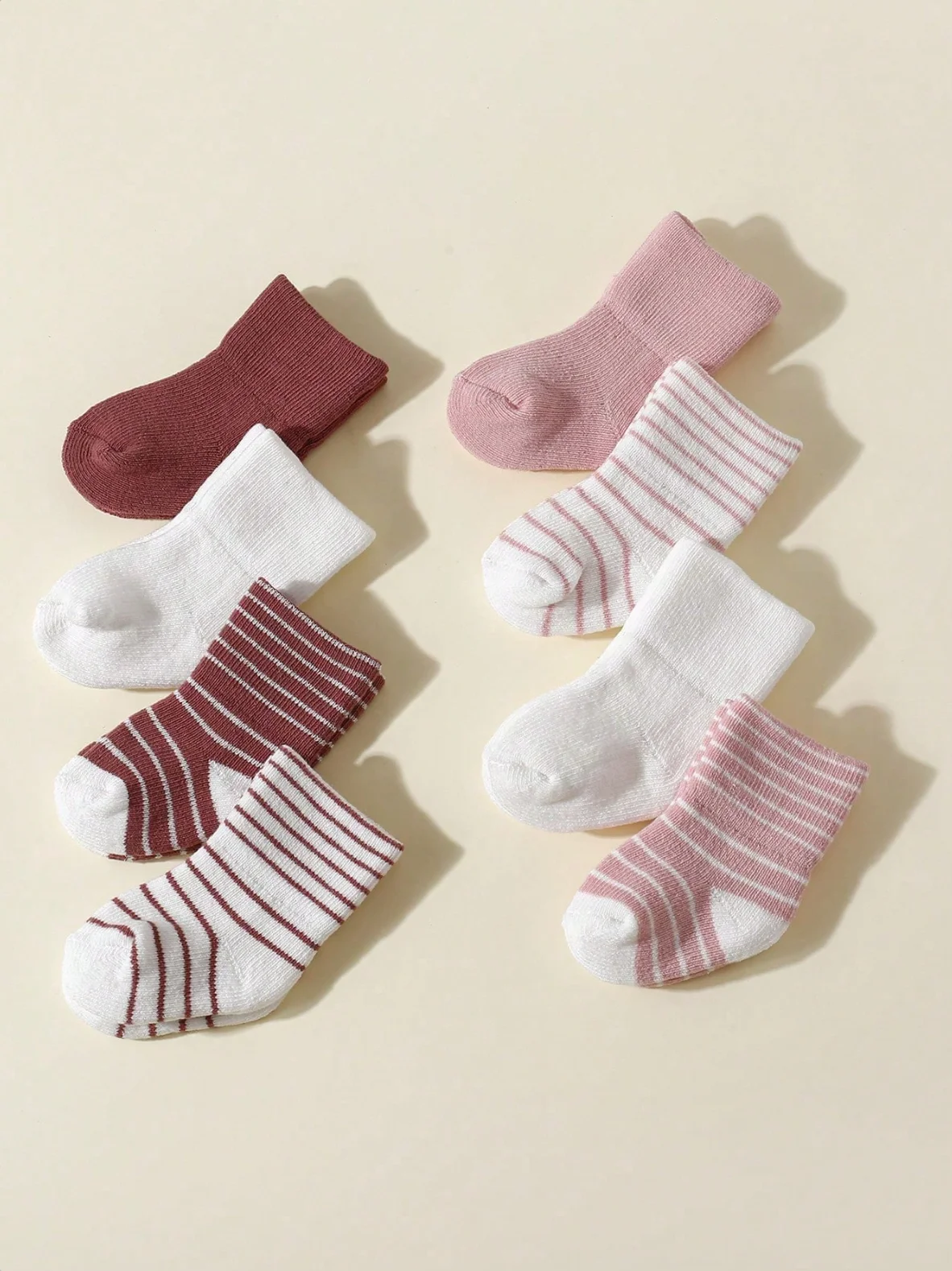 4 أزواج من جوارب الأطفال من عمر 0 إلى 12 شهرًا، جوارب ناعمة مضادة للانزلاق للأولاد والبنات، جوارب كاحل لطيفة للأطفال حديثي الولادة للربيع والخريف #5