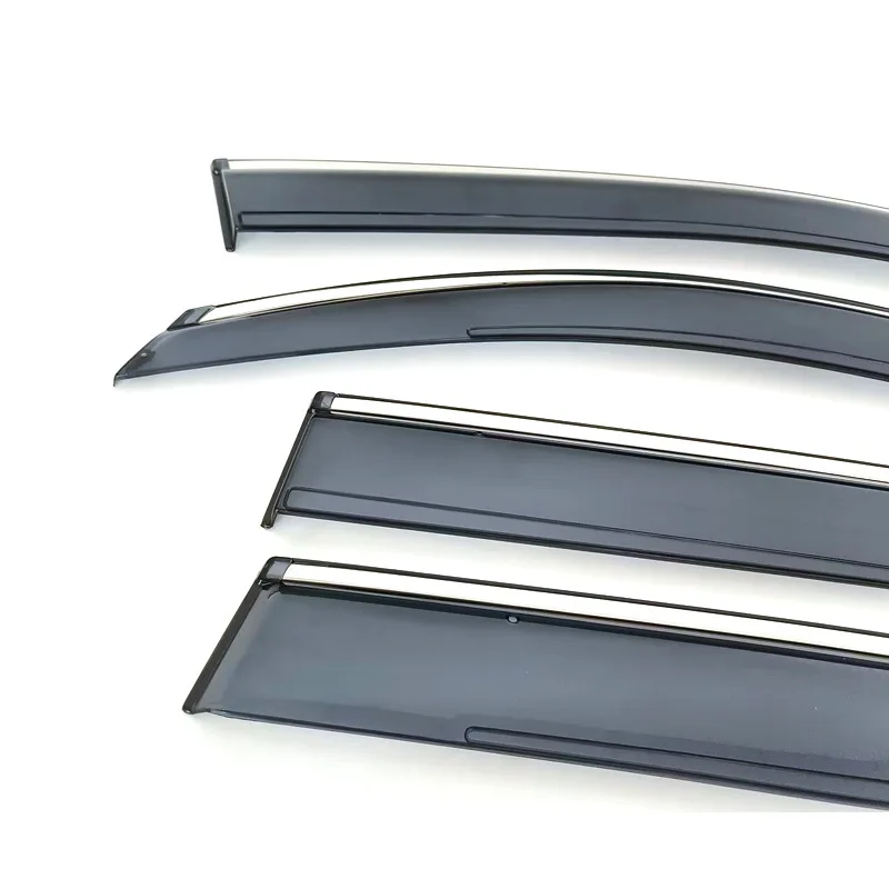 for Dedicated Nissan X-trail rain shield for Nissan 09-13 X-trail PC stainless steel/electroplated strip