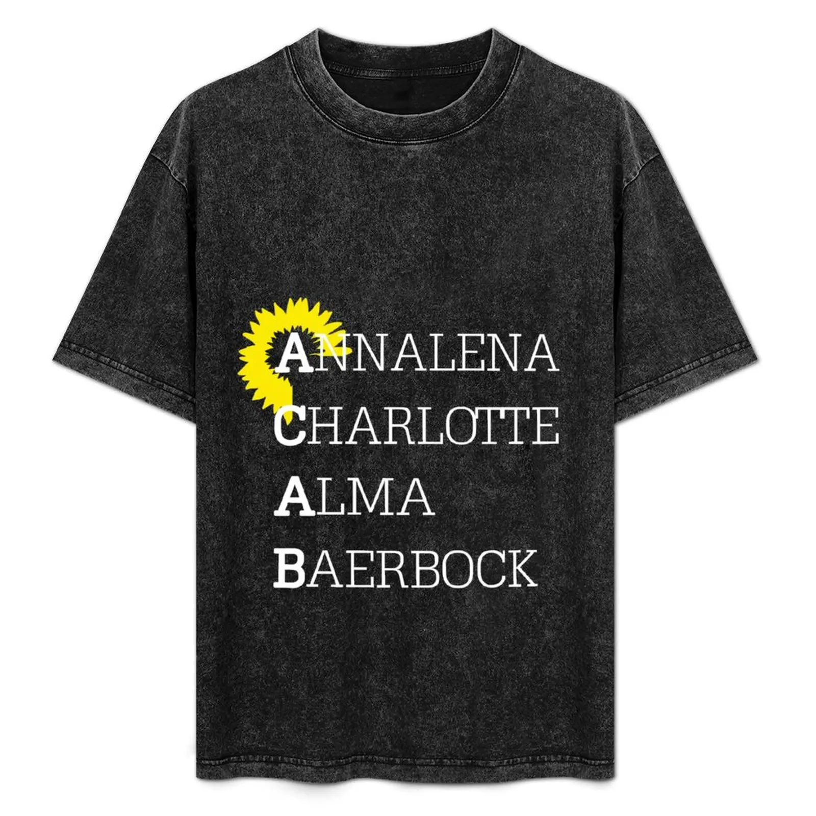 

ACAB Gruene Kanzlerin Baerbock Politik Kanzler T-Shirt Long Lasting Casual T-Shirt