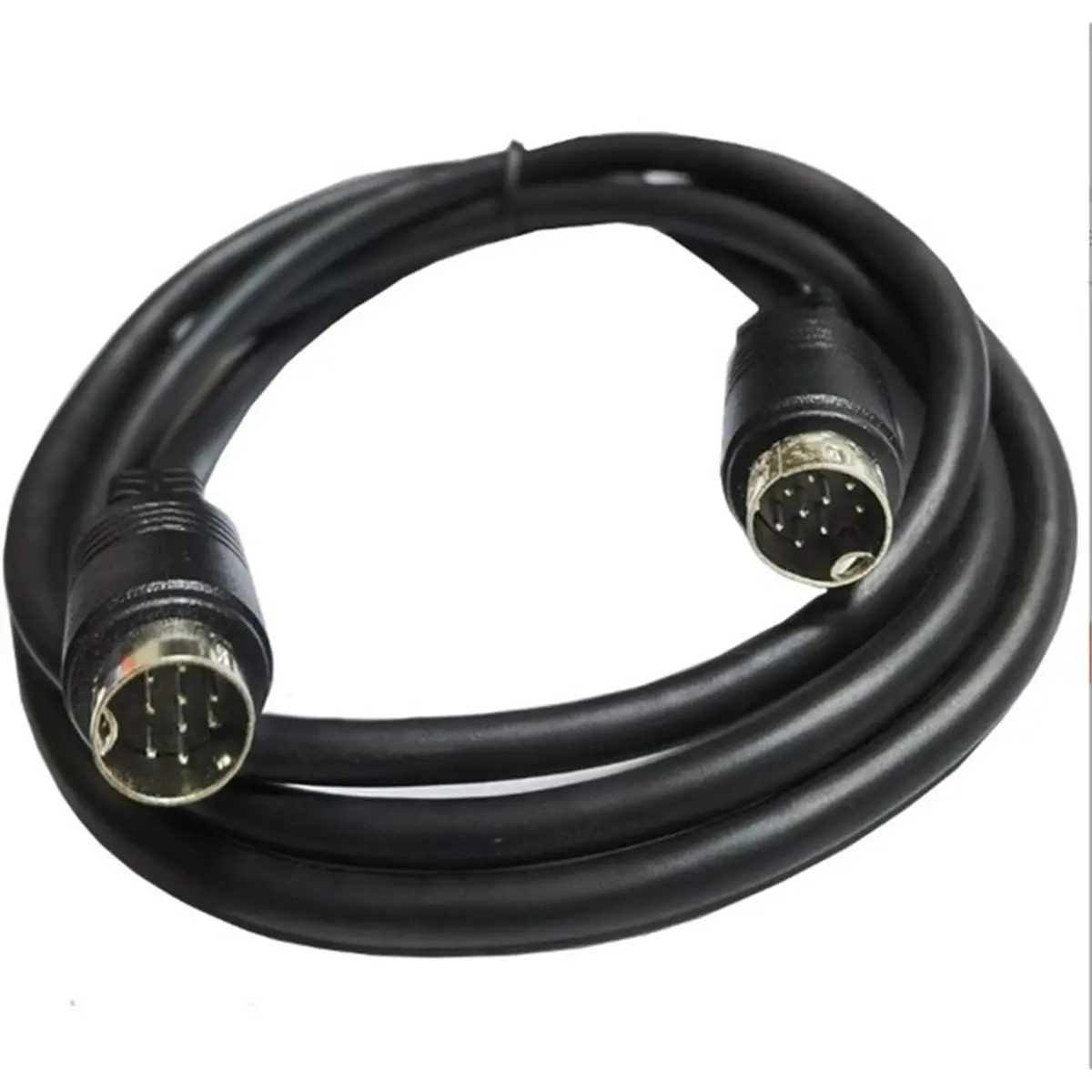 HDL Mini Din 9-Pin Male to 9-Pin Male Audio Input Extension Cable Cord 1m for Video Games, Sound Cards, Audio Equipment
