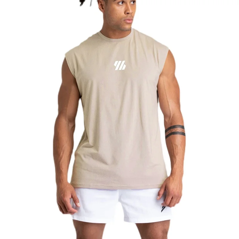 Men Tank Top Sleeveless Shirts Mesh Breathable Gym Shirt Men Muscle Tshirt Slim Fit Bodybuilding Tank Tee