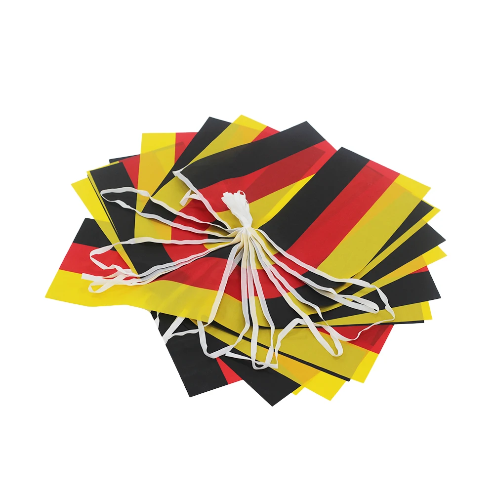 FLAGLINK banderín Alemania de tela – pancarta para festival y fiesta - imagen 5