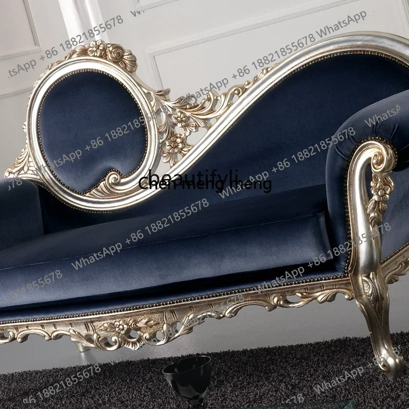 183High-end French luxury concubine chair European neoclassical single chair, luxury concubine lounge chair