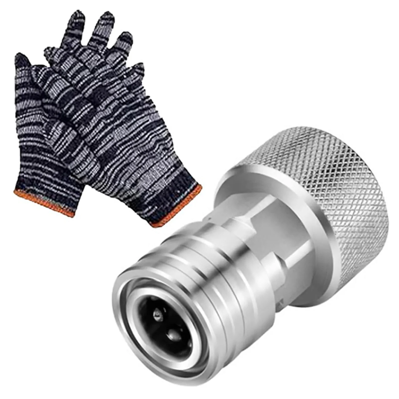 Garden Hose To Mini Power Washer Adapter Stainless Steel Leak-Proof Adapter for Car Furniture Driveway Cleaning