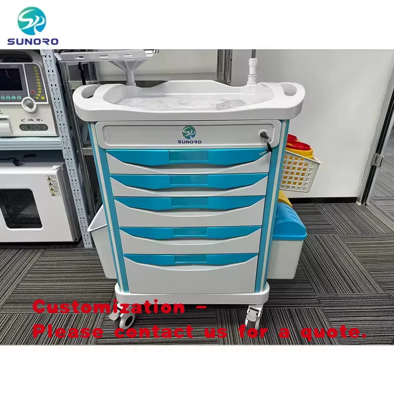 

custom.Custom ABS Hospital Trolley Cart Multi-functional Medical Delivery Trolley Cart Clinic