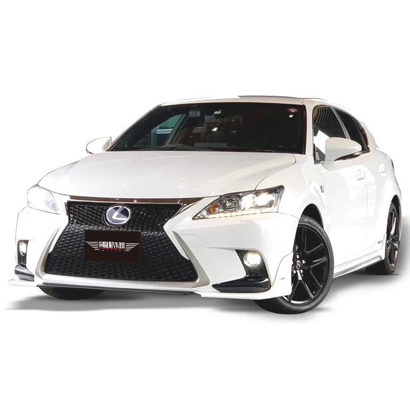 カーボンファイバーフロントリップキット,3セクションフロントセパレーター,カーアクセサリー,Lexus ct200h 2010-2022