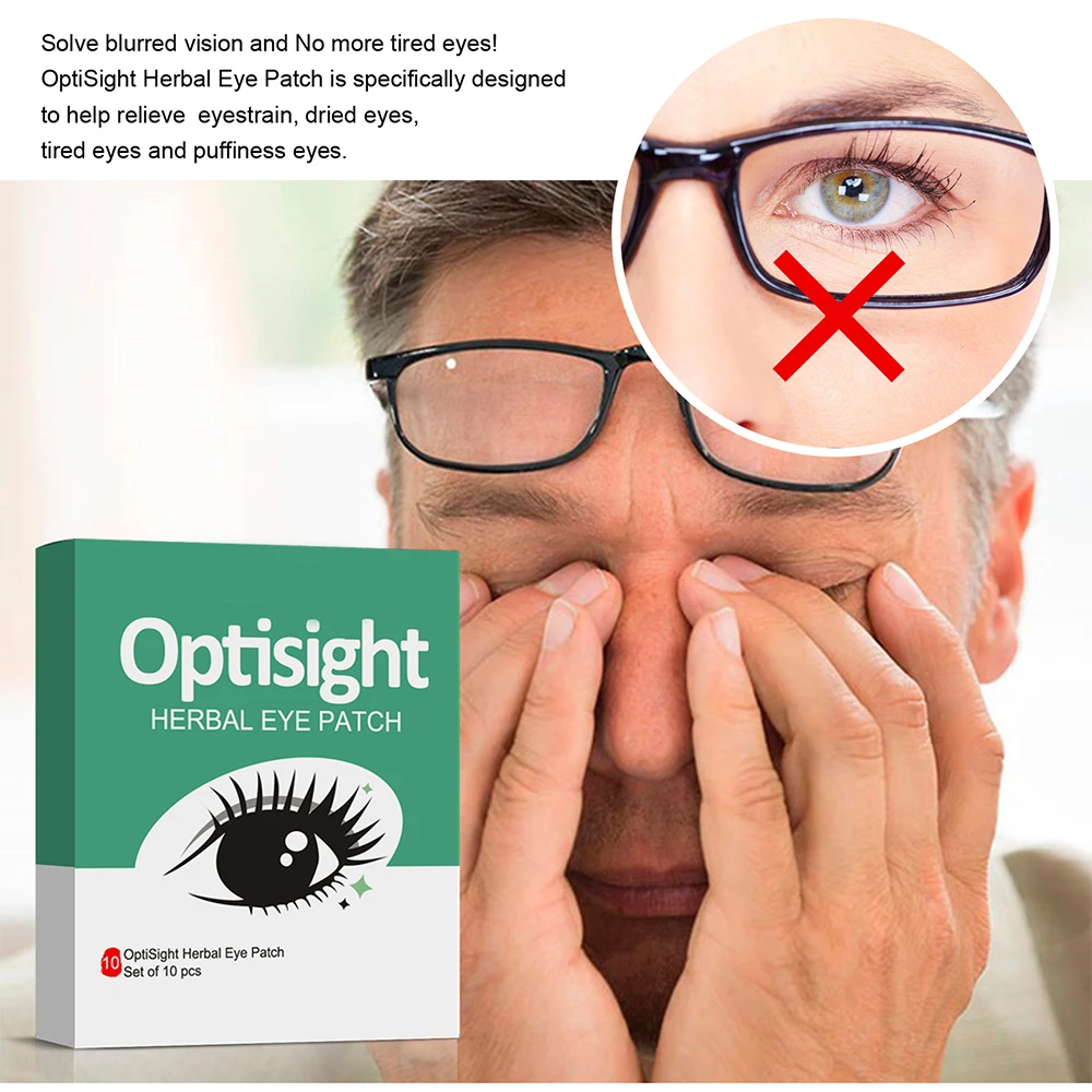 Herbal Eye Patch Quickly Restore Optisight Myopia Treatment Improve Eye Edema Relieve Fatigue Help Sleeping Focus On Eye Health