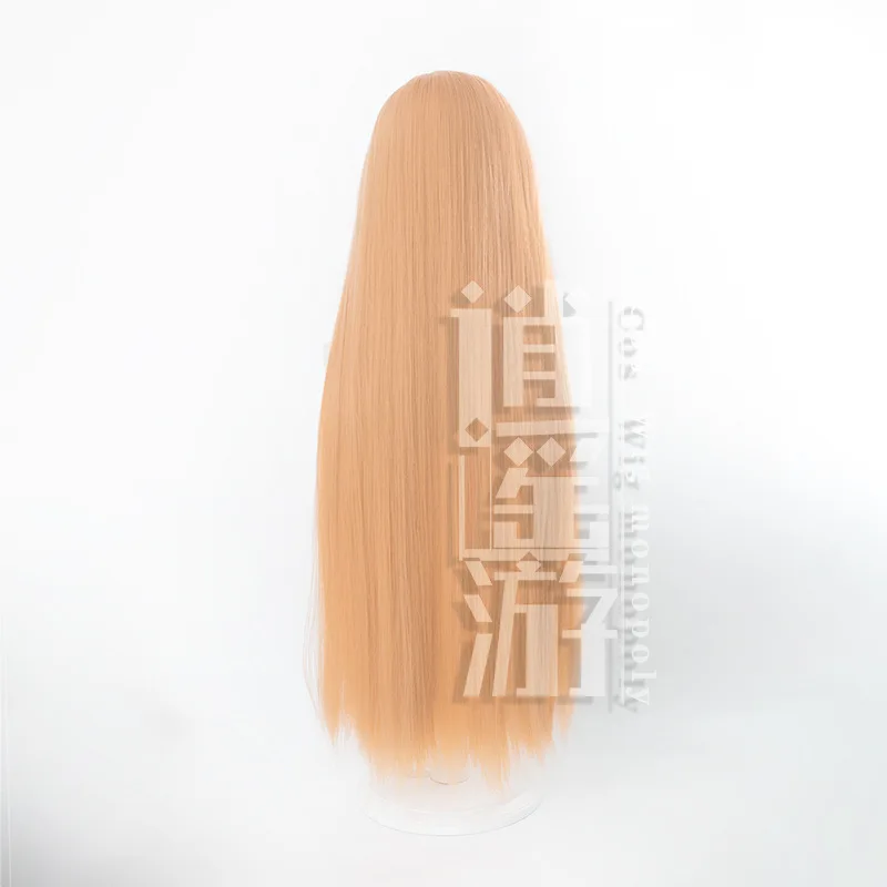 Chainsaw Man Power Cosplay Perücke Milch Orange Langes Haar Halloween Geschenk