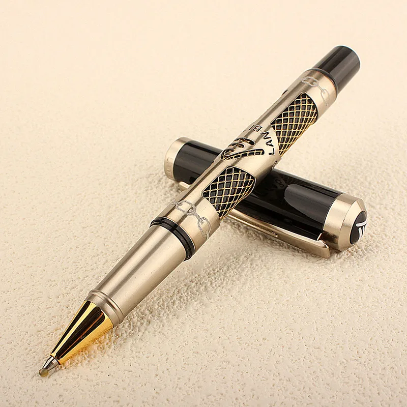 Luxury 2033 RollerBall Pen Elegant Upscale Golden METAL Classical Piece Stationery Office School Supplies