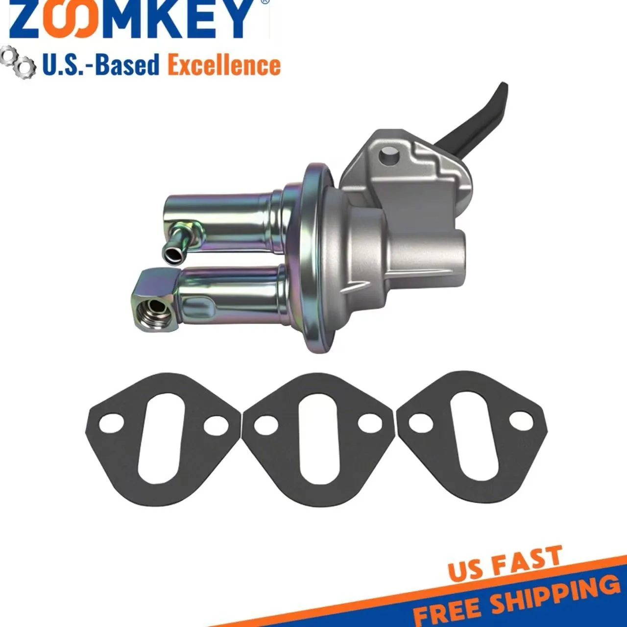 ZOOMKEY Mechanical Fuel Pump Fit For Ford  E-350 Econoline 1988-1994 F-250 F-350 7.3L E3TZ-9350-B