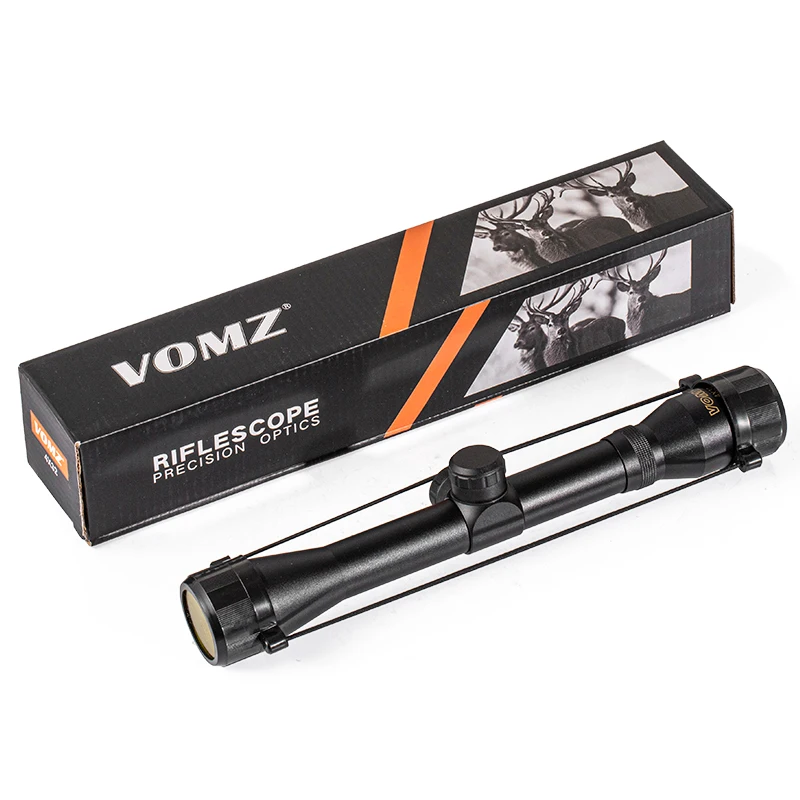 VOMZ 4x32 نطاق خمسة خطوط الصيد البصري الأرنب قصيرة بندقية الهواء نطاق التكتيكية البصر اطلاق النار الادسنس البنادق Riflescope