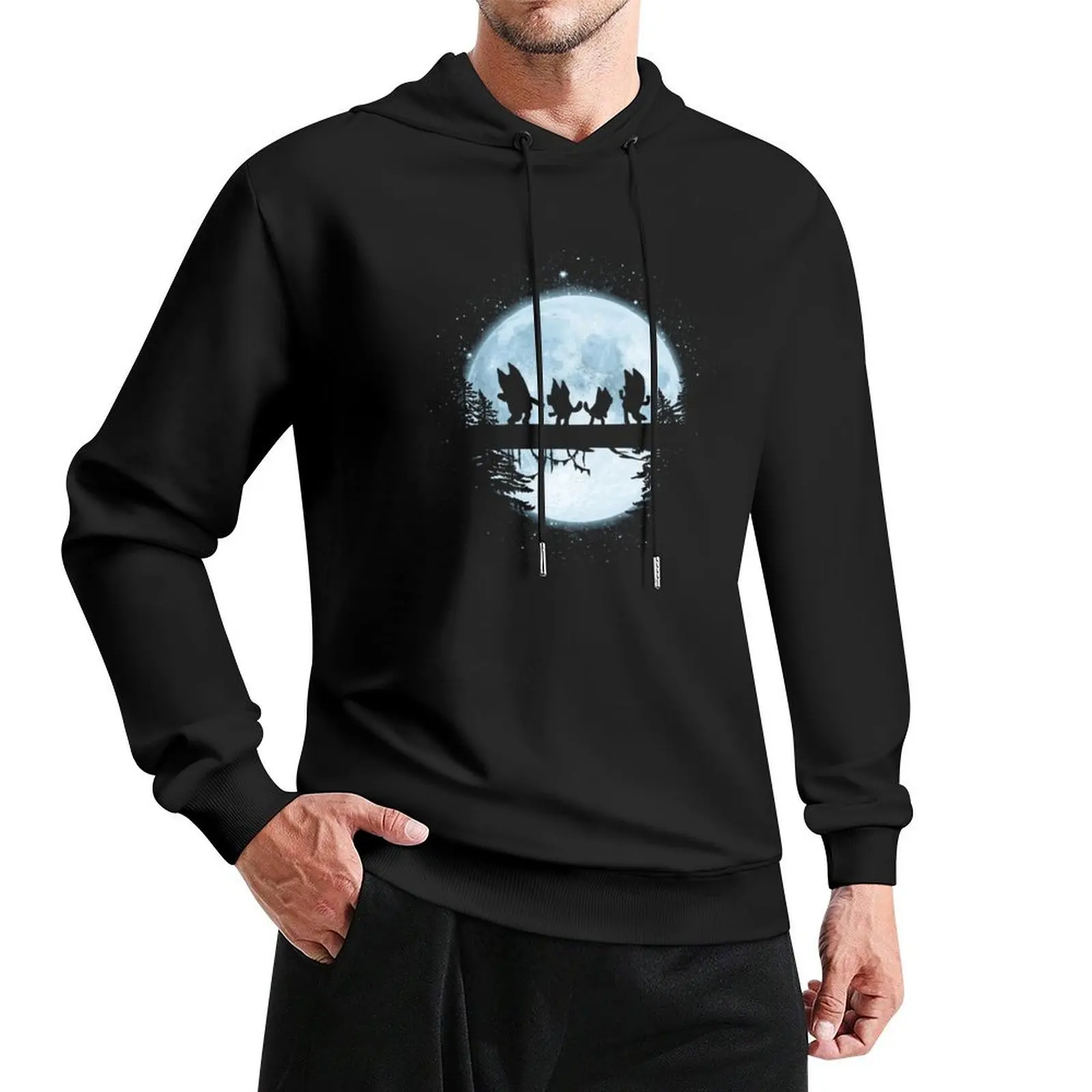 

Midnight Dancing - Blu Pullover Hoodie men's sweat-shirt autumn clothes blouse men's hoodie sweatshirt